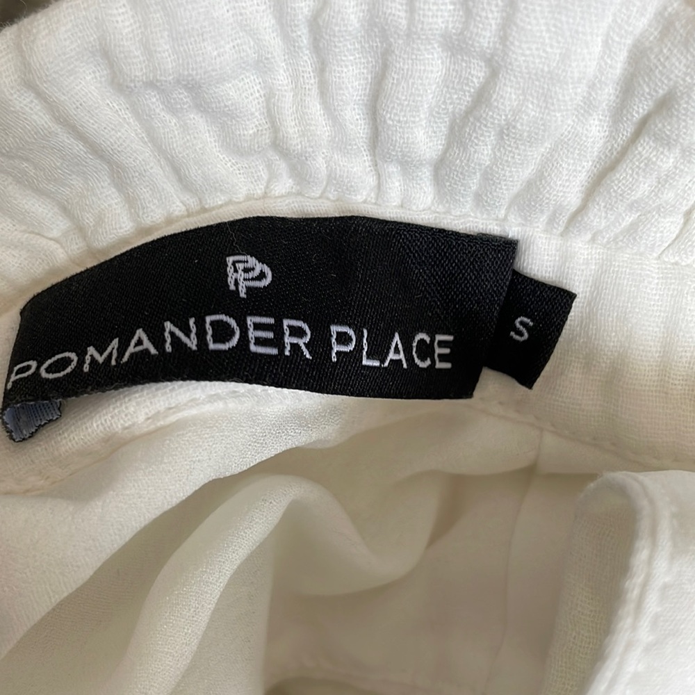 Tuckernuck Pomander Place White Lightweight Gauze Morgan Dress - Picture 11 of 13